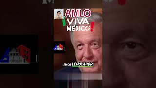 Presidente AMLO viva México [upl. by Airdnassac]