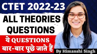 CTET 2022 Online Exam  All theories Imp Questions CDP by Himanshi Singh [upl. by Ljoka]