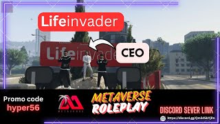 how to join and full li tour LifeInvader Metaverse rp  viralvideo gaming metaverse Lifeinvader [upl. by Gnaht]