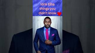 Idris Elba 6 surprising facts shorts [upl. by Amhsirak]