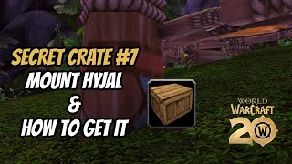 HOW TO FIND SECRET CRATE 7 BURNT RANSOM NOTE FOR THE 20TH ANNIVERSARY IN WOW [upl. by Horsey394]