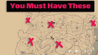 All hidden guns you can find for free  RDR2 [upl. by Mickelson917]