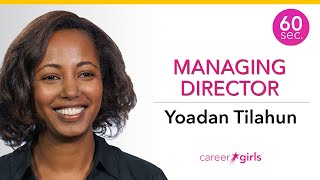 Yoadon Tilahun  Managing Director  60 Seconds [upl. by Ursas]