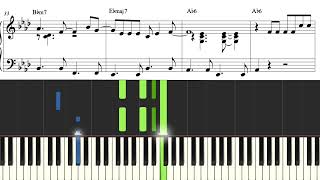 Mas que nada Bossa nova  Piano Tutorial Synthesia  Sheet music [upl. by Chavey839]