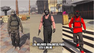 ⚡️LOS MEJORES CONJUNTOS PARA GTA V ONLINE⚡️ 💎XBOX ONE SX  PS4PS5  PC💎 GTA V ONLINE [upl. by Sug]