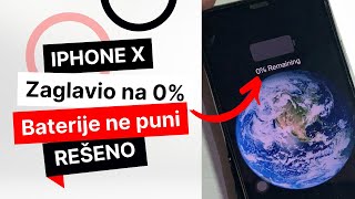 Iphone X stalno pokazuje 0 napunjenosti [upl. by Burnham]