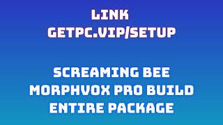 🔸Screaming Bee MorphVOX Pro Build👻 HOW TO INSTALL 💻PCLAPTOP TUTORIAL 2024 no charge🏈 [upl. by Dielu]