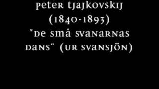 Peter Tjajkovskij De små svanarnas dans ur Svansjön [upl. by Anni341]