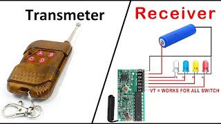 Control LEDs with RF 433mhz Remote [upl. by Yelserp]