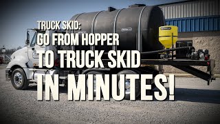 Bestway Ag Truck Skid  Go From Hopper To Skid In Minutes [upl. by De Witt]