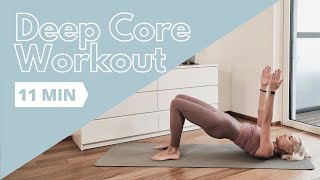 11 Min Pilates Deep Core Workout I Home Edition [upl. by Emaj]