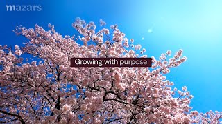 Mazars 2022 corporate video  Growing with purpose [upl. by Wilkens558]