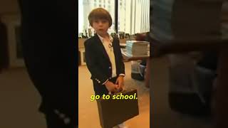 Rare Footage of Barron Trump Accent BREAKS Internet [upl. by Kosak599]