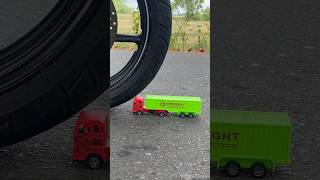 Motor Bike VS Truck 🚚 [upl. by Daugherty]