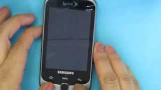 Hard Reset Samsung Moment SPHM900 Sprint [upl. by Ekyt]