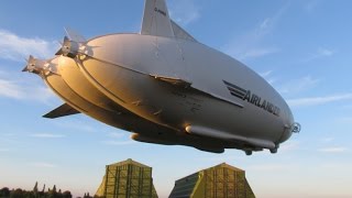 Airlander 10 Worlds Largest Aircraft Test Flight Landing [upl. by Gaye110]