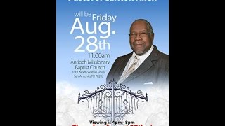 Antioch Missionary Baptist Church August 28 2015 Homegoing Service Rev Dr J Carlton Allen [upl. by Aihcrop498]