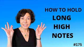 HOW TO SUSTAIN LONG HIGH NOTES This takes technique [upl. by Rives]