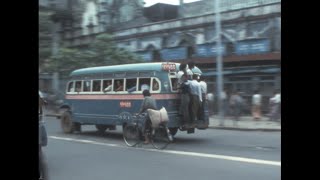 Yangon Rangoon 1986 archive footage [upl. by Eniac]