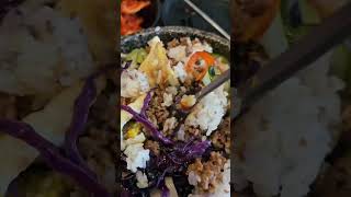 The best Korean dolsot bibimbap food foodlover foodie [upl. by Dehlia]