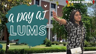 A Day at LUMS  Vlog [upl. by Aicenod]