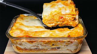 Die leckerste Lasagne der Welt Erschwingliches und einfaches Abendessen Rezept [upl. by Pimbley899]