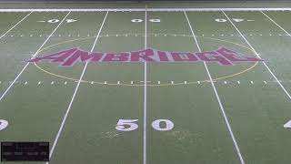 Ambridge High School vs Montour High School Mens Varsity Football [upl. by Eceirtal]