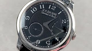 FP Journe Chronometre Souverain Black Label FP Journe Watch Review [upl. by Eilyk829]