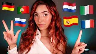 ASMR Counting You Down To Sleep in 9 Languages [upl. by Lletnahs]