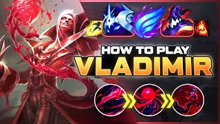 HOW TO PLAY VLADIMIR SEASON 14  BEST Build amp Runes  Season 14 Vladimir guide  League of Legends [upl. by Gredel]