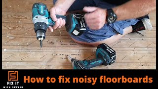 Easy fix for noisy squeaky floorboards a complete how to guide flooring [upl. by Illehs]