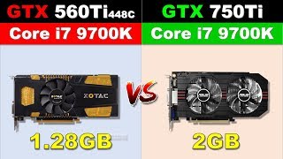 GTX 560 Ti VS GTX 750 Ti New Games Benchmarks [upl. by Alister]