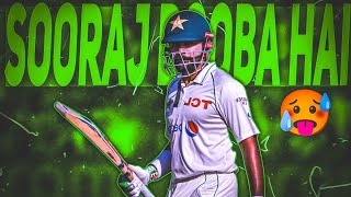 Babar Azam X Sooraj DOOBA Hai  Babar Azam edit  Babar Azam status  Beat Sync [upl. by Kingsly]