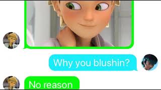 MIRACULOUS TEXTINGSTORYif i was in Miraculous Ladybug being Luka pt 1 [upl. by Housum]