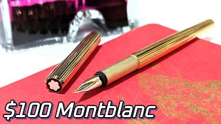 Better Than Expected  Vintage Gold Montblanc Noblesse Fountain Pen [upl. by Aseret]