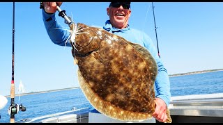 147Pound Fluke Flounder Fish Of A Lifetime [upl. by Rovelli]