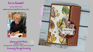 Live with Stamping with Melva  Baby Wipe Technique [upl. by Relyks480]