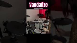 Vandalize  ONE OK ROCK 💥叩いてみた ワンオク ドラム drumcover oneokrock shorts [upl. by Sansbury317]