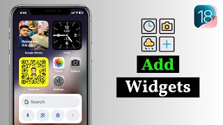 How To Add Widgets on iPhone iOS 18 Update [upl. by Ayanat834]