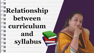 Relationship between curriculum and syllabus  BEd  MEd  DElEdEnglishहिन्दी [upl. by Nabru]