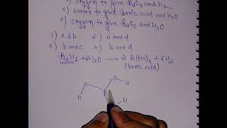 Reaction of Diborane B2H6  Main group chemistry  Boron chemistry CSIR NET GATE CHEMISTRY [upl. by Drageruaeb512]