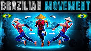 HOW TO DO MOVEMENT LIKE BRAZILIAN PLAYERS🇧🇷  MOVEMENT SECRET REVEALED OF BRAZILIAN PLAYERS IN FF [upl. by Wack]