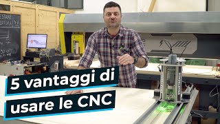 5 vantaggi di utilizzare una CNC per lavorare il legno Aumenta e diversifica la produzione [upl. by Emya174]