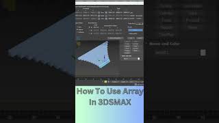 How to use array command in 3dsmax [upl. by Armelda16]