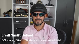 Best E Scooter Helmet  Livall Smart Helmet [upl. by Festa606]