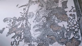 Vhils is Scratching the Surface at IPIC Delray to Bring Portraits to Life [upl. by Tracy867]