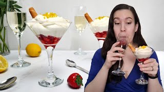 How To Make Sparkling Vanilla Lemon Syllabub Recipe  Prosecco Lemon Syllabubs [upl. by Keane817]