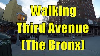 ⁴ᴷ Walking Tour of the Bronx NYC  Third Avenue from Fordham Road to East Harlem Manhattan [upl. by Jan595]