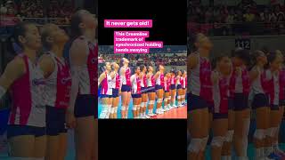 Tatak Creamline na talaga tong synchronized hand swaying creamline jemagalanza dendenlazaro pvl [upl. by Sollars]