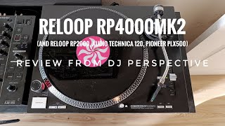 Reloop RP4000MK2 review from DJ perspective [upl. by Ettennej]